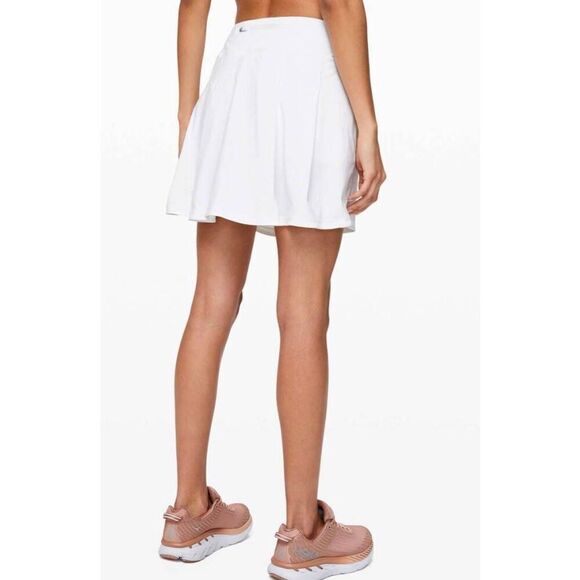 NWOT LULULEMON ATHLETICA Pace Rival Skirt "Extra Long 17' In White Size 2 - Picture 5 of 7